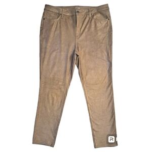 Chico's faux suede pants 16